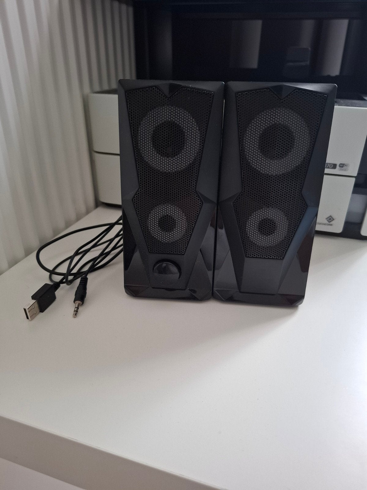 Battletron gaming speakers met licht USB., Audio, Tv en Foto, Luidsprekerboxen, Speakerset, Zo goed als nieuw, Minder dan 60 watt