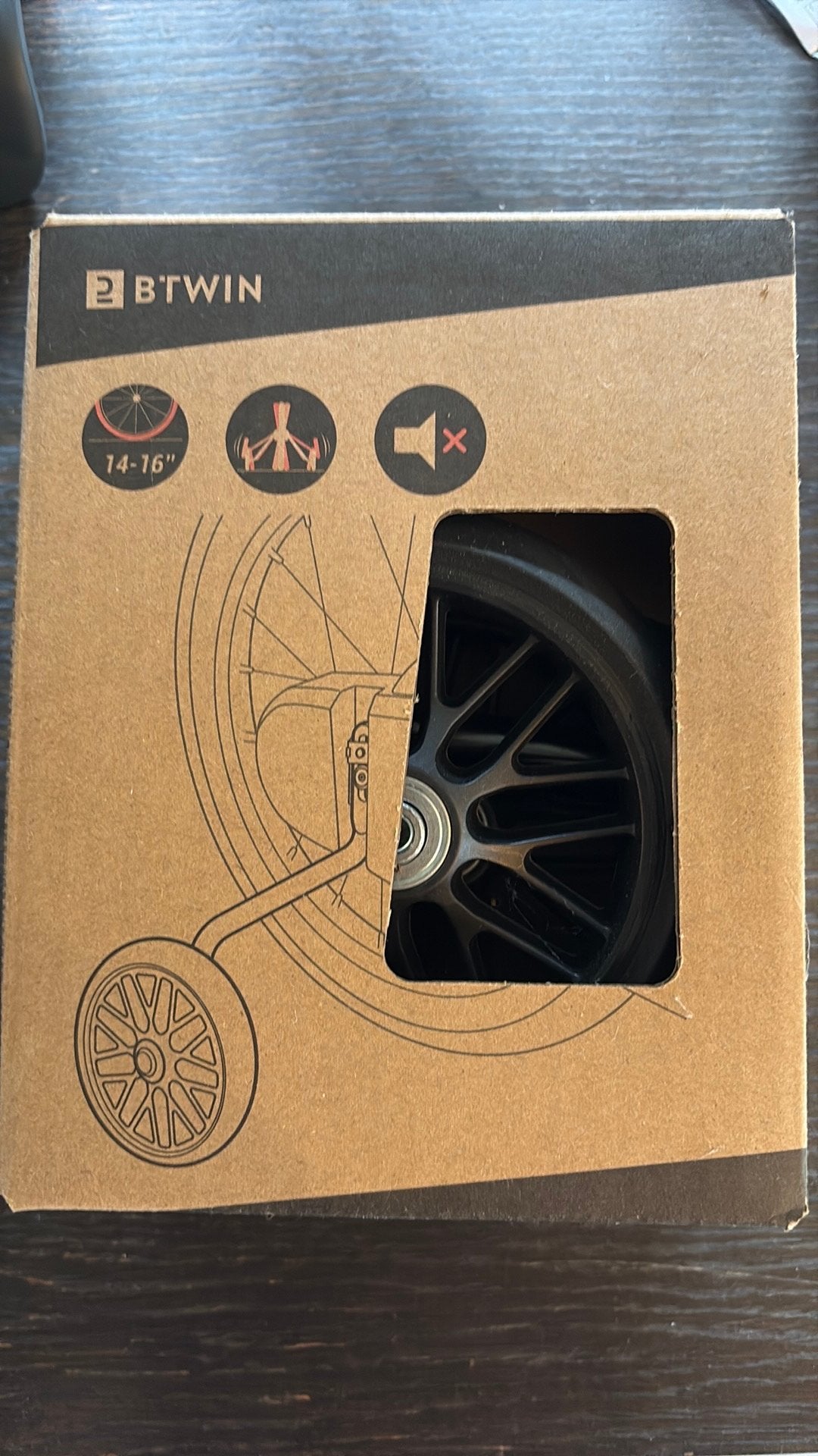 Btwin training wheels 500 (14-16”) nieuw, Ophalen, Nieuw