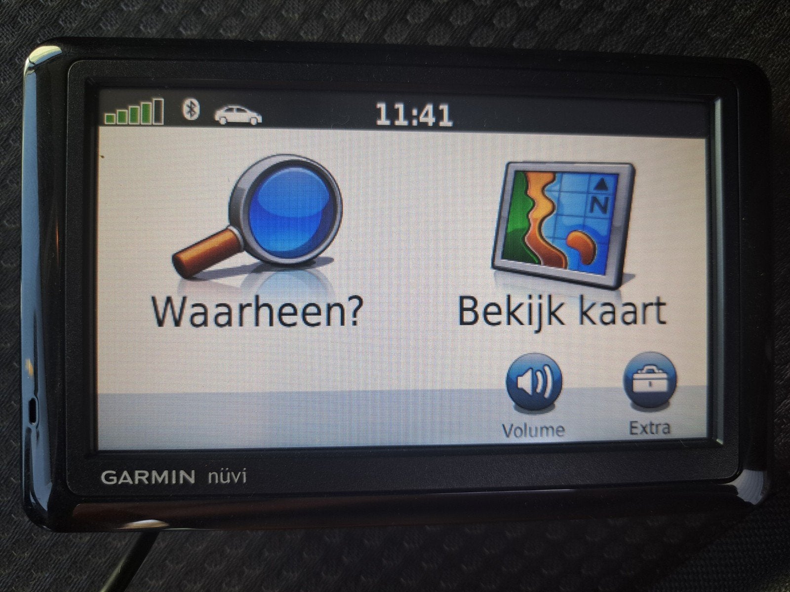 Garmin Nuvi 1490, Motoren, Ophalen