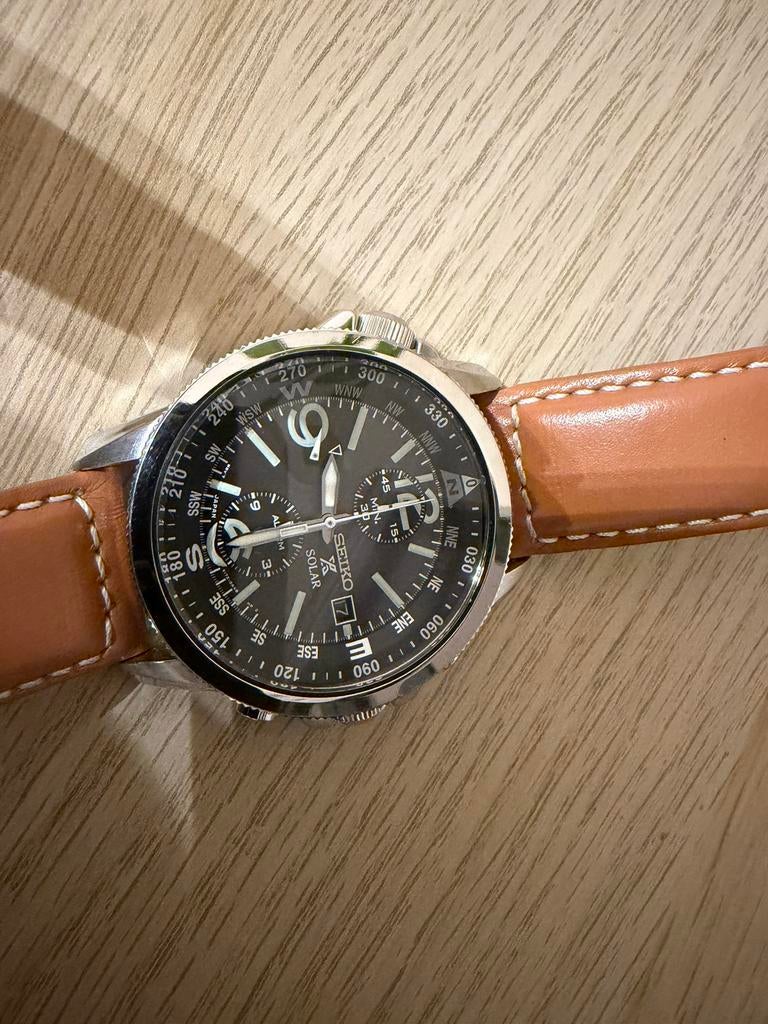Seiko Prospex Solar, Bijoux, Sacs & Beauté, Montres | Hommes, Enlèvement, Comme neuf, Seiko