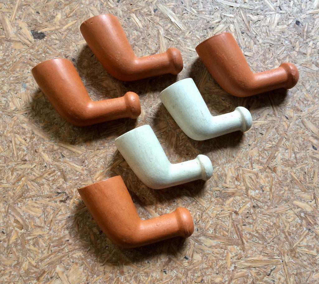 Set van Onnaing Scouflaire kleipijpen, Ophalen of Verzenden, Zo goed als nieuw, Overige typen