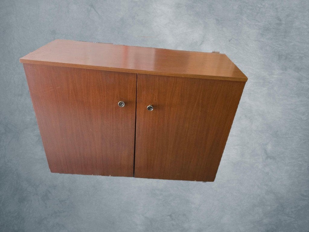 Vintage schoenenkast met dubbele deuren, Huis en Inrichting, Ophalen