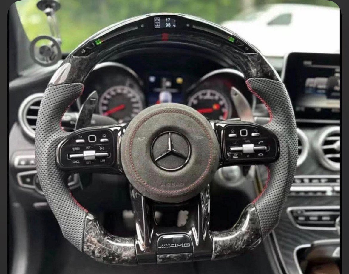 Custom Mercedes sportstuur | Carbon, LED & Alcantara, Ophalen of Verzenden, Nieuw, Skoda