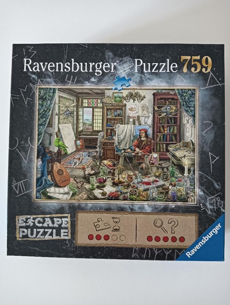 Puzzel Ravensburger Escape, Enlèvement, 500 à 1500 pièces, Comme neuf, Puzzle