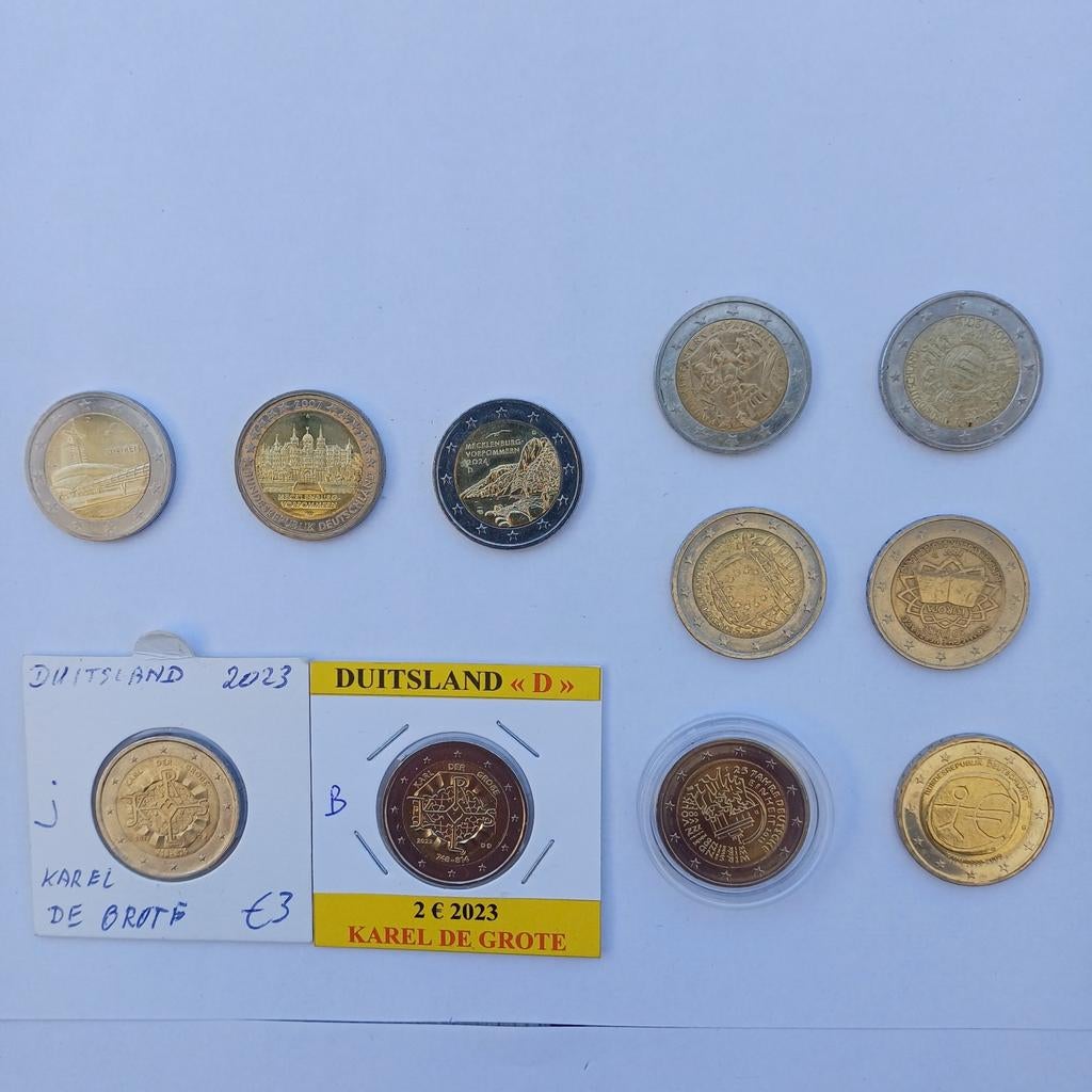 2 euro munten duistland, Enlèvement, 2 euros