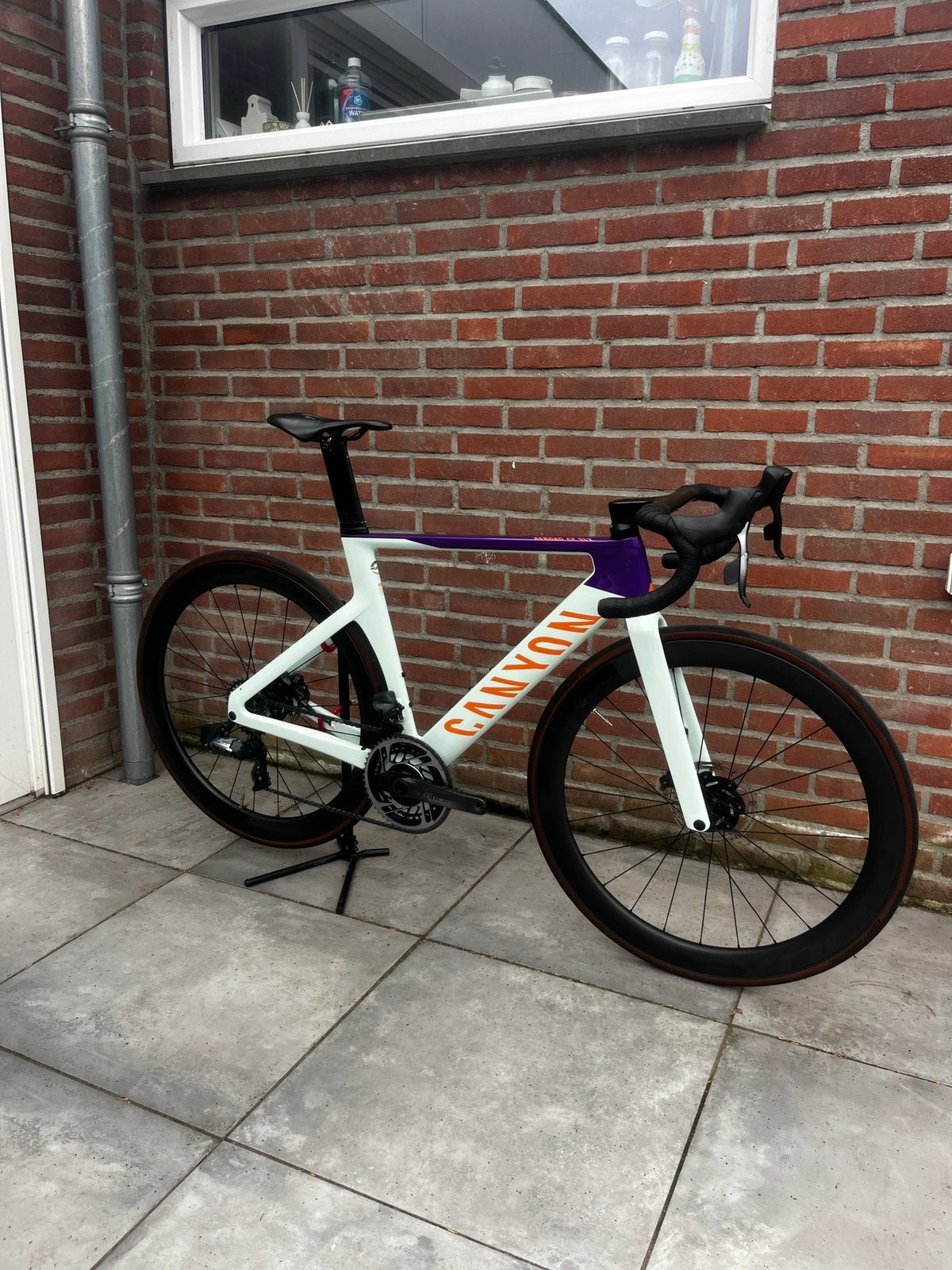 Canyon Aroad CF SLX 8 Fast Fruit taille S, Autres marques, 49 à 53 cm, Comme neuf, Enlèvement