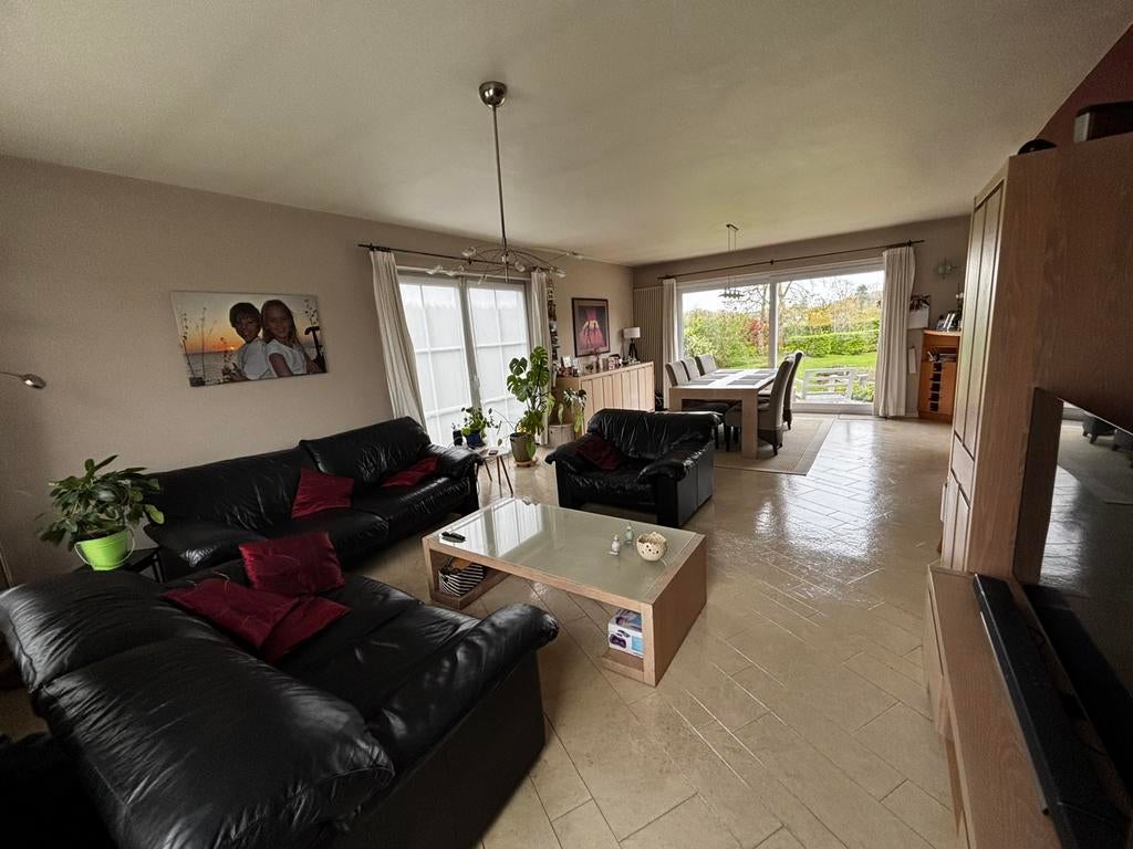 Canapé en cuir noir (série de 3), Maison & Meubles, Fauteuils, Utilisé, Cuir, Enlèvement