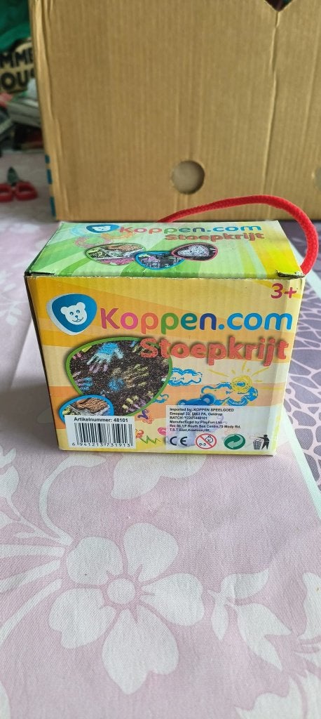 Doosje stoepkrijt voor leeftijd vanaf 3 jaar, Enlèvement ou Envoi, Utilisé