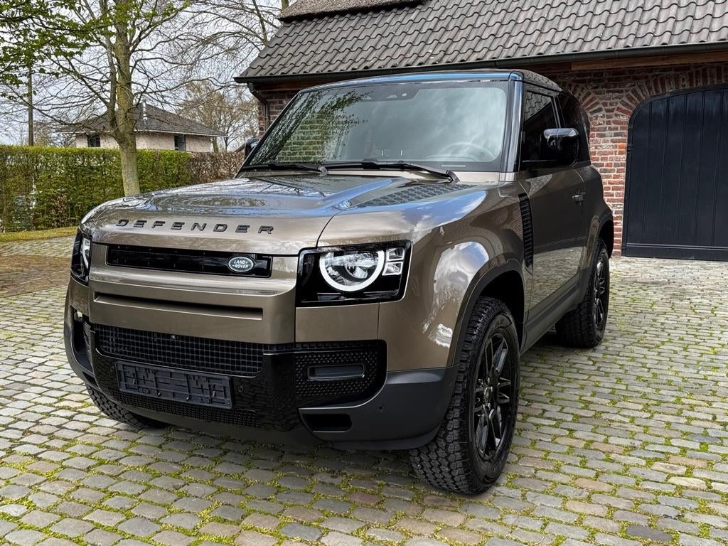 Land Rover Defender 90 3.0D LICHTE VRACHT € 57.850 + BTW, Automaat, Bruin, Leder, Diesel