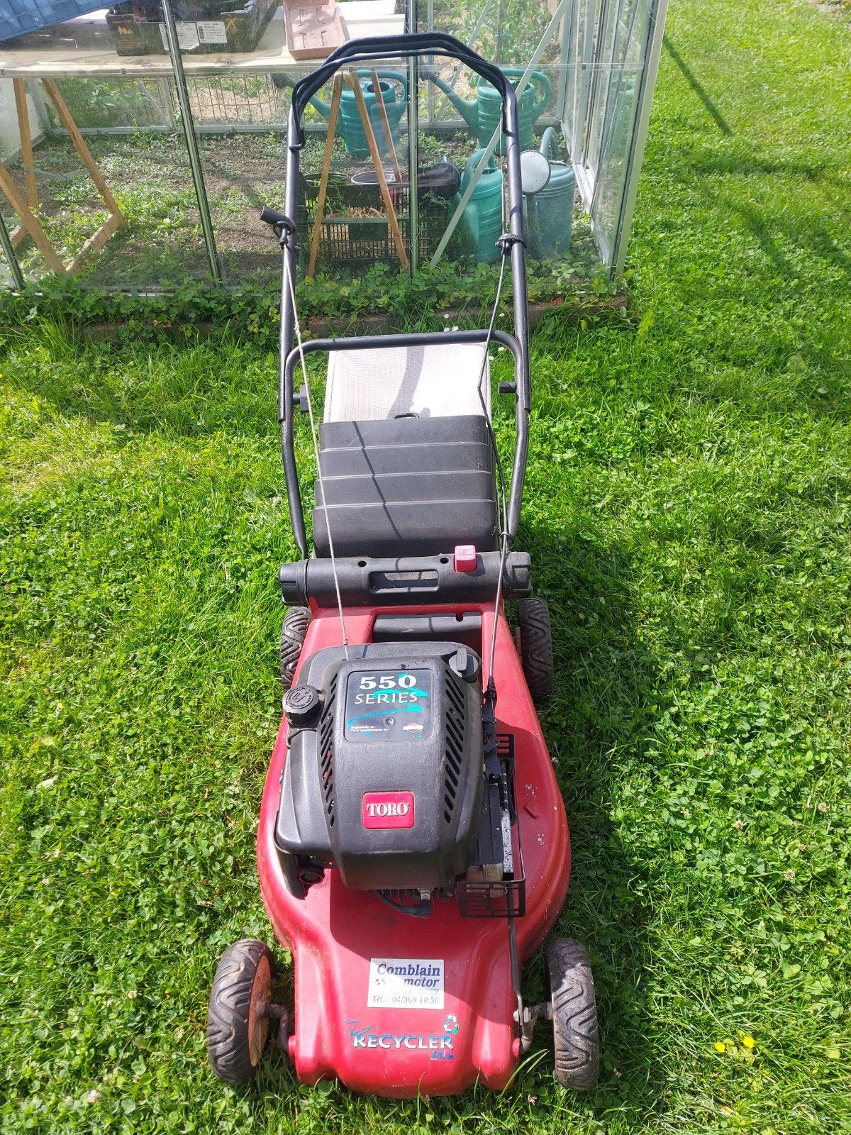 Tondeuse Toro, Ophalen, Gebruikt, Opvangbak, Benzine-grasmaaier