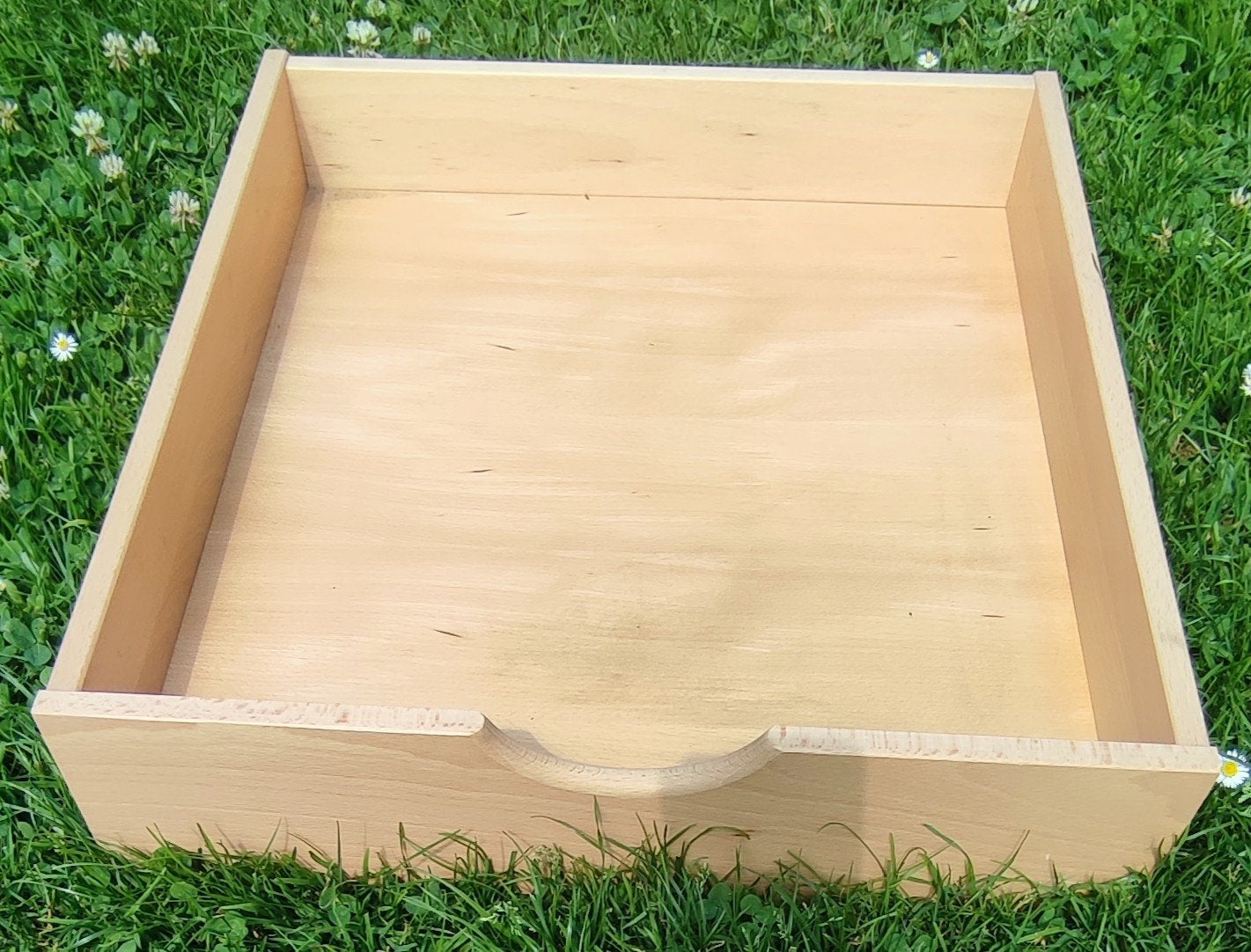 Massief houten lade, Huis en Inrichting, Woonaccessoires | Kisten