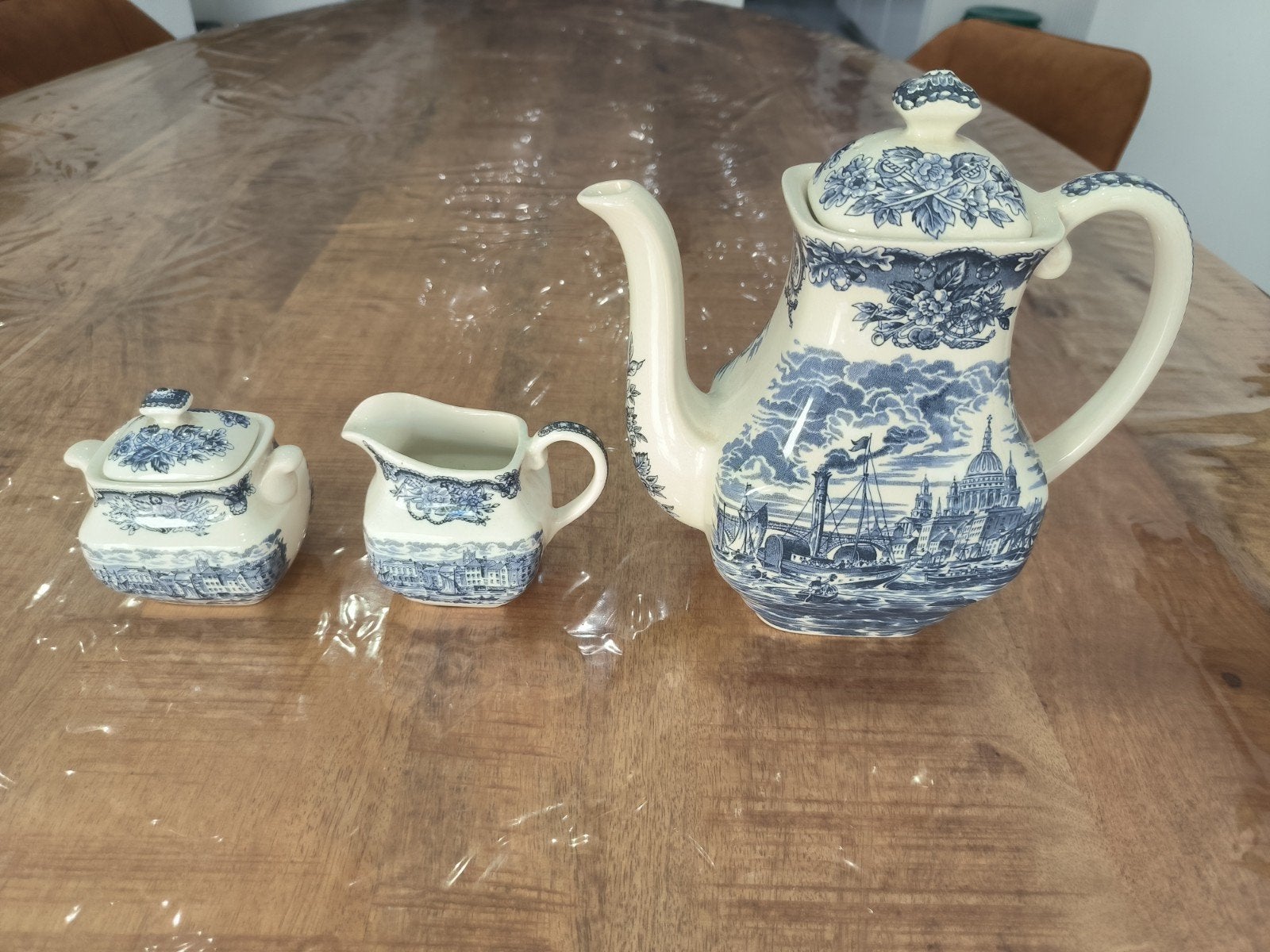 service porcelaine the/café Enoch Wedgwood, Antiquités & Art, Enlèvement ou Envoi