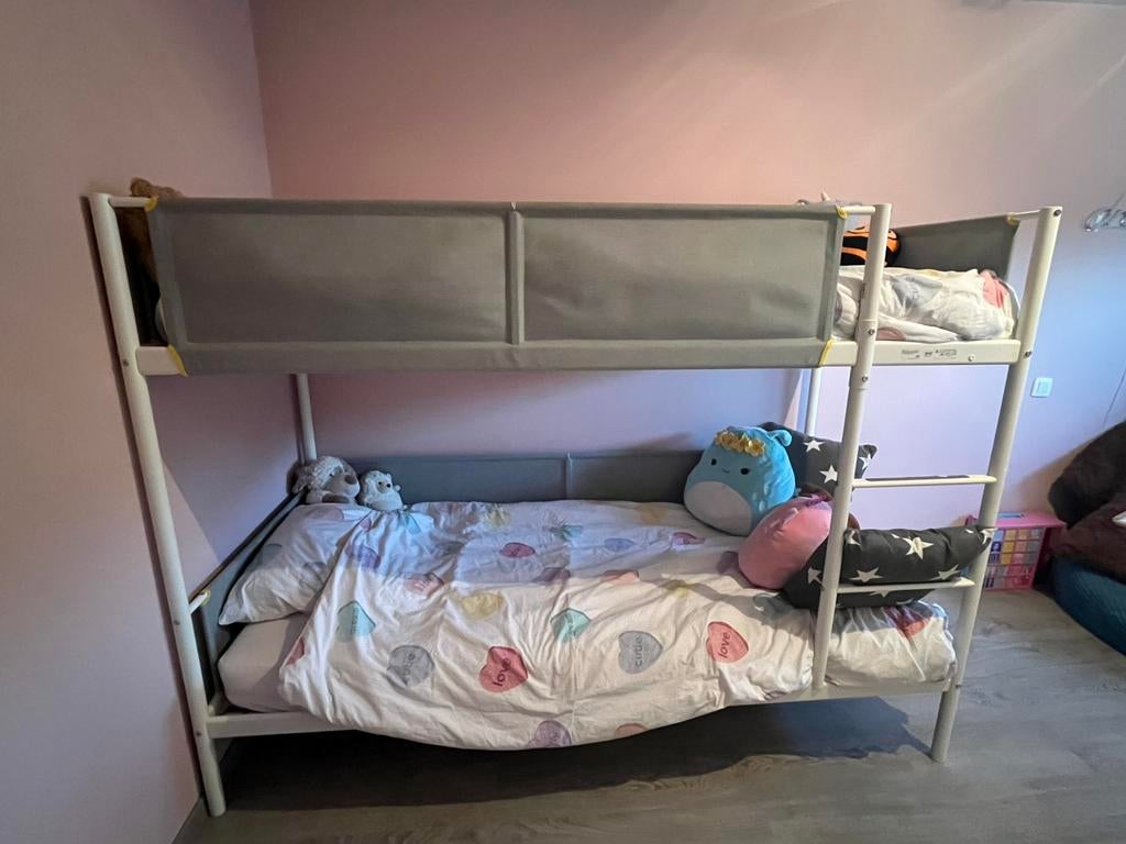 Stapelbed, Huis en Inrichting, Ophalen, Gebruikt, 90 cm, Eenpersoons