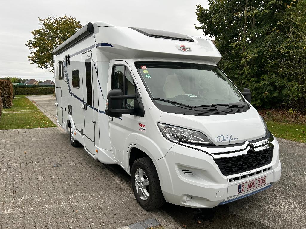 Bürstner Delphin T690G, Caravans en Kamperen, Koelkast, Ringverwarming, Luifel, 6 tot 7 meter