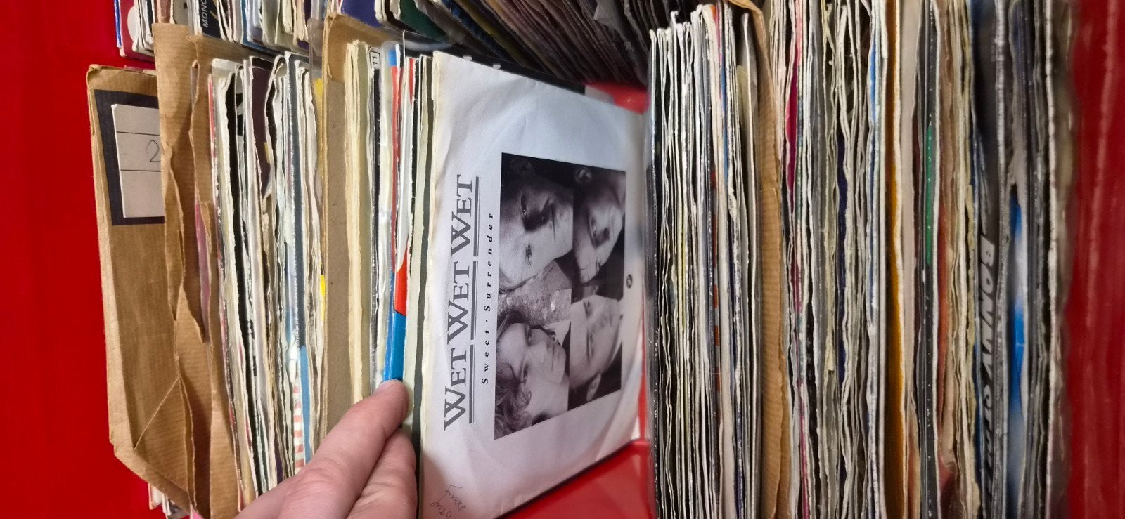 600 singles lps, Ophalen