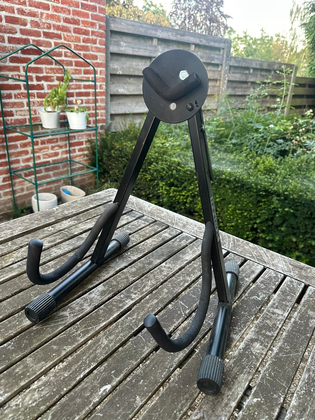 Gitaar standaard, Muziek en Instrumenten, Standaarden, Ophalen, Zo goed als nieuw, Gitaar