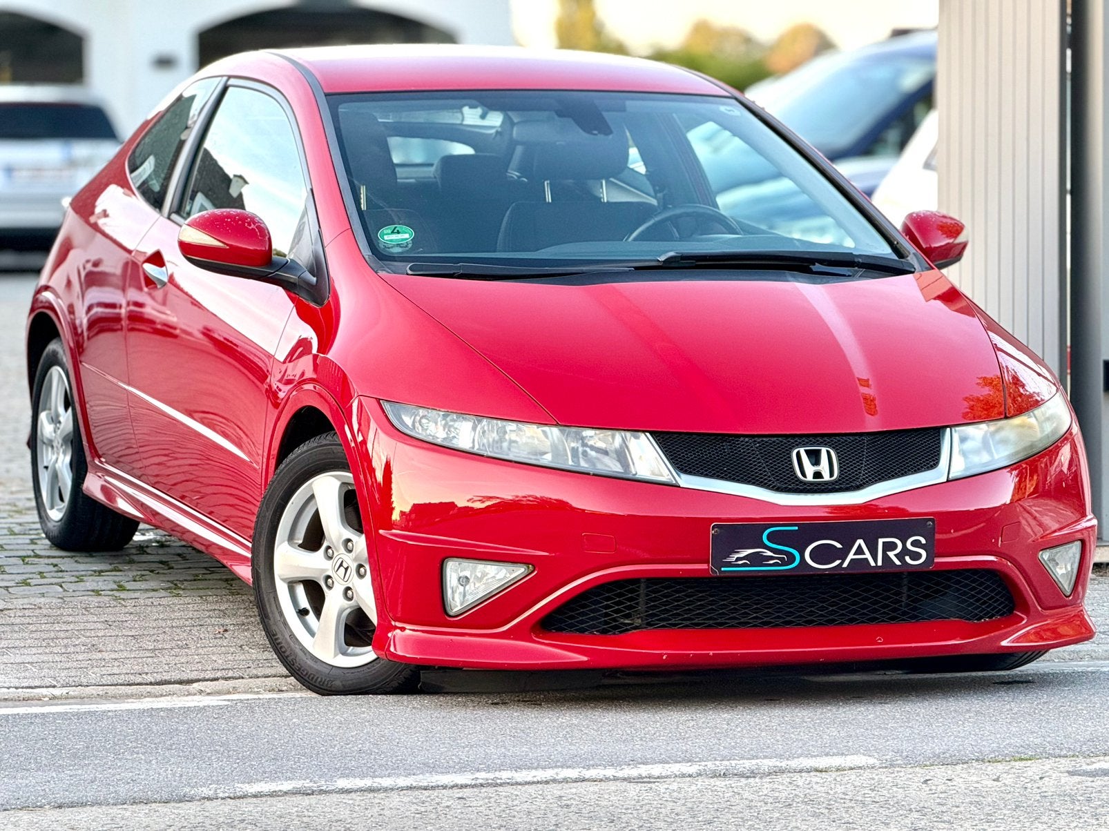 Honda Type S 1.4i ** 135.000 km ** 2009 ** Airco **, Autos, Rouge, Achat, Boîte manuelle, 5 places