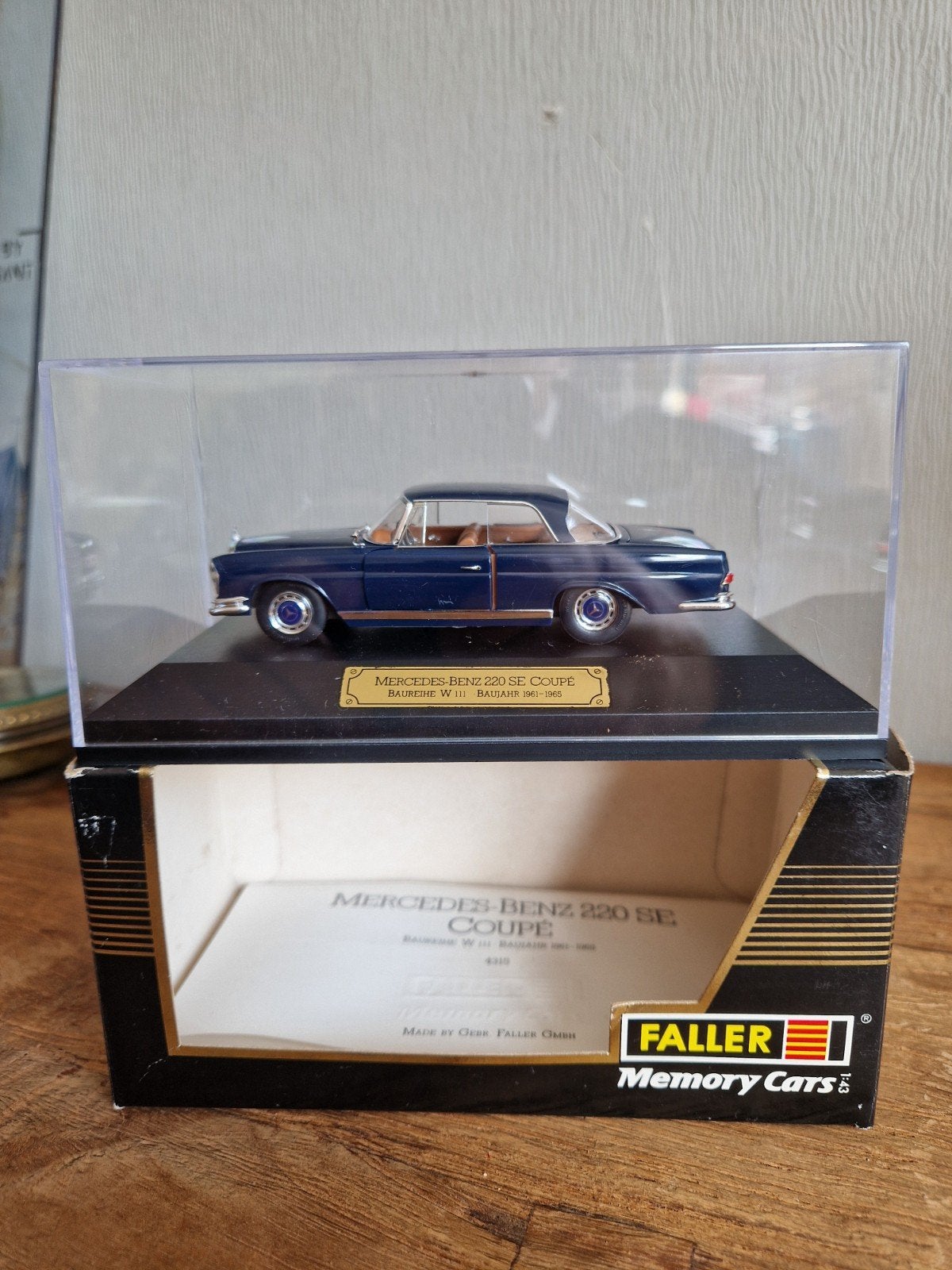 Faller 1/43 Mercedes-Benz 220SE Coupé, Ophalen of Verzenden
