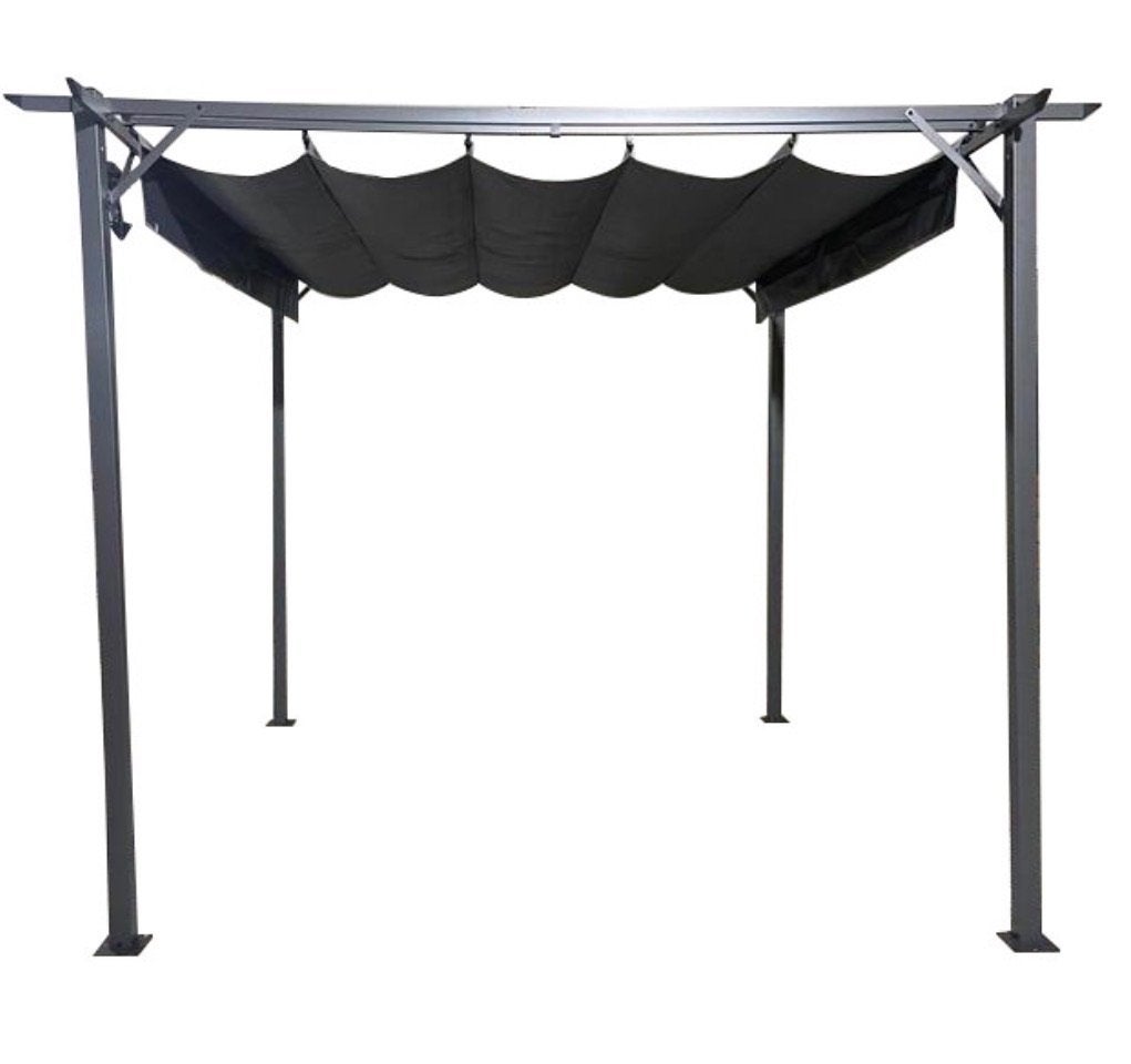 Intimo garden sofia prieel 295 x 295 x 230 cm antraciet, Tuin en Terras, Overkappingen, Ophalen, Zo goed als nieuw, Tuinpaviljoen