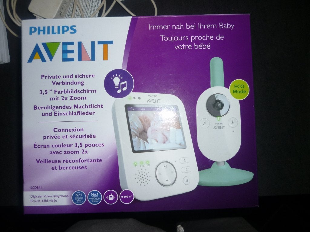 Avent SDC841 Babyfoon met video, Ophalen, Zo goed als nieuw, 250 meter of meer, Camera