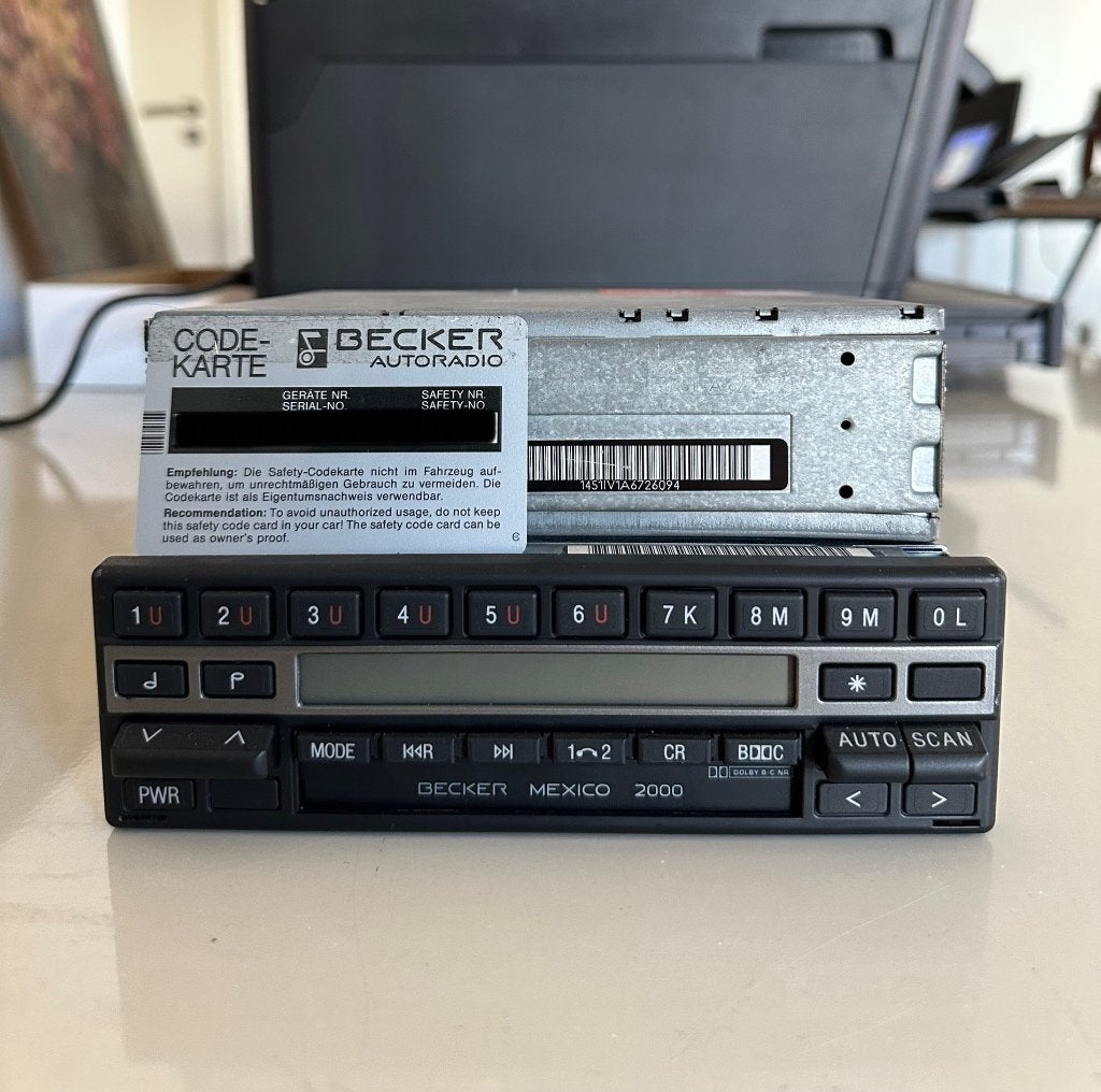 Autoradio Becker d'origine — entièrement révisé, Enlèvement ou Envoi, Neuf