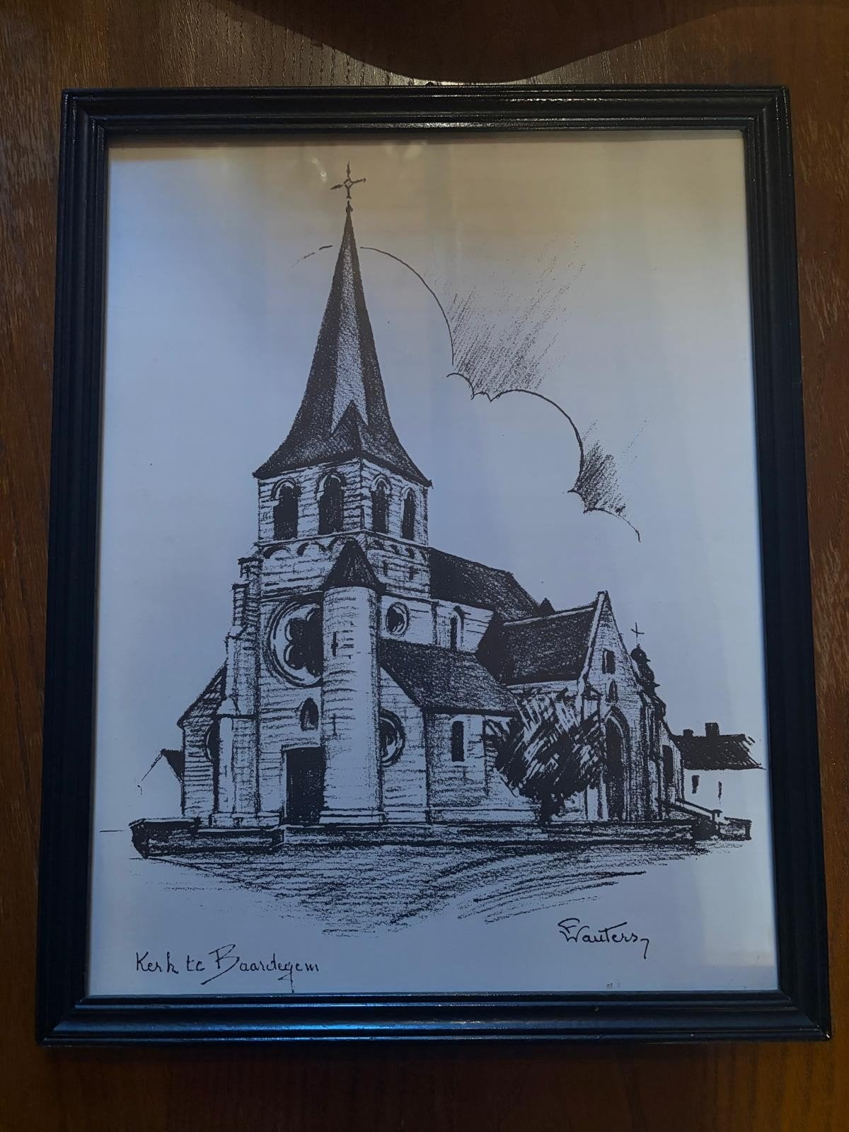 Set van 4 originele pentekeningen – Wauters, Antiquités & Art, Enlèvement, Signé