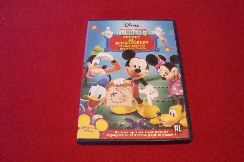 dvd disney mickey mouse clubhouse mickey de schatzoeker, Ophalen of Verzenden, Kinderprogramma of -film