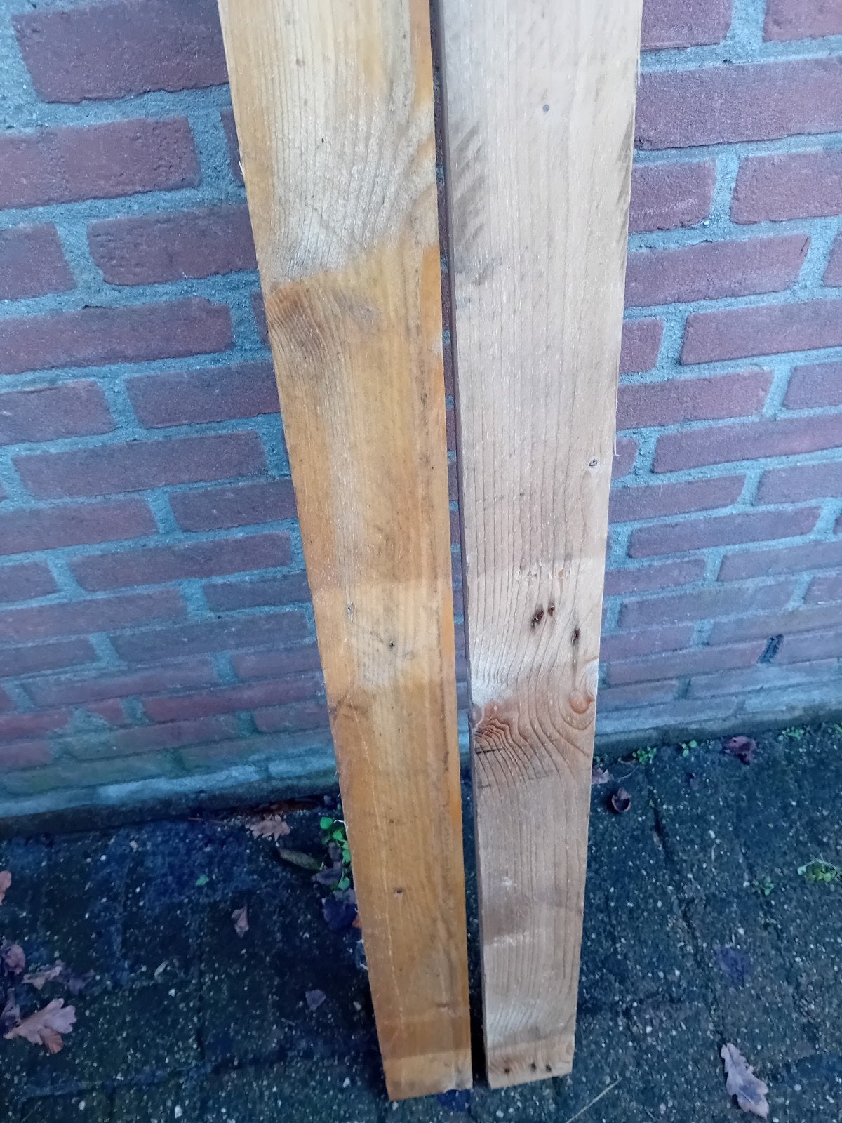Planken 140 lang, Ophalen, Planken