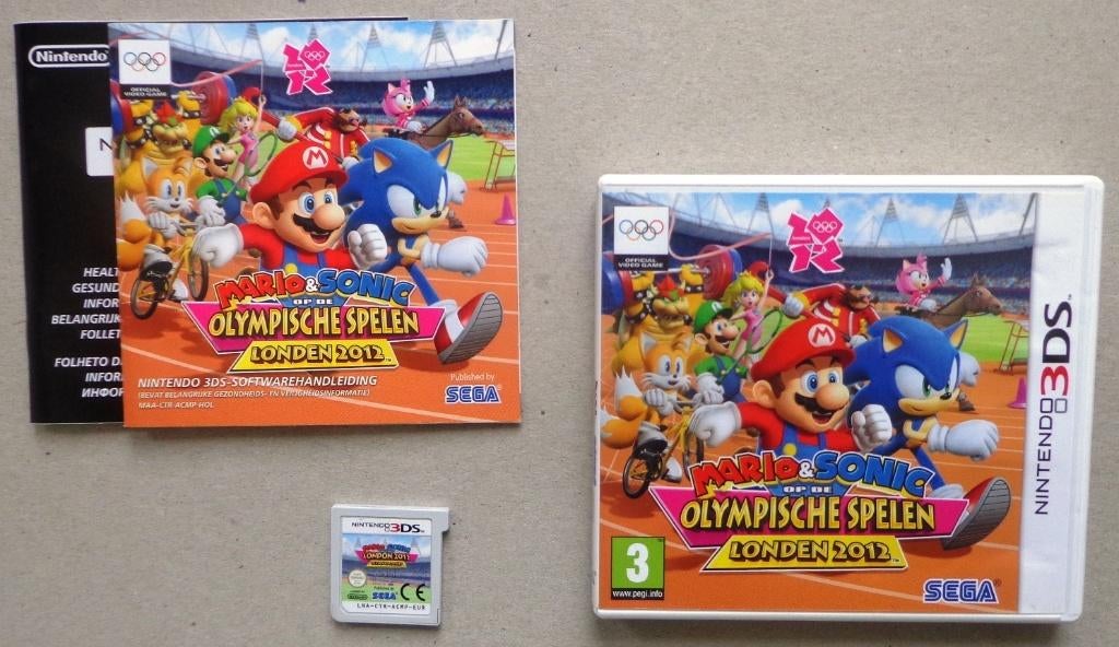 Mario & Sonic Olympische Spelen Londen 2012 voor de 3DS, Ophalen of Verzenden, Zo goed als nieuw