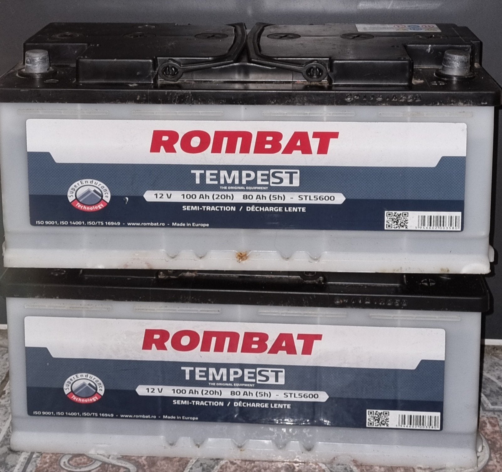 batterie a décharge Lente  90€/pièces, Utilisé