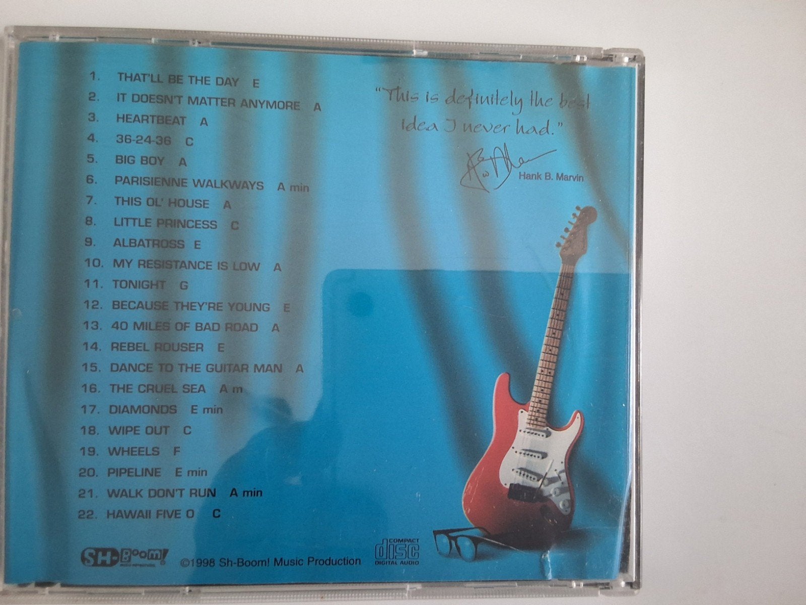 ub hank gitaartraks 4x24 tracks, Cd's en Dvd's, Cd's | Instrumentaal, Dansmuziek, Ophalen, Gebruikt