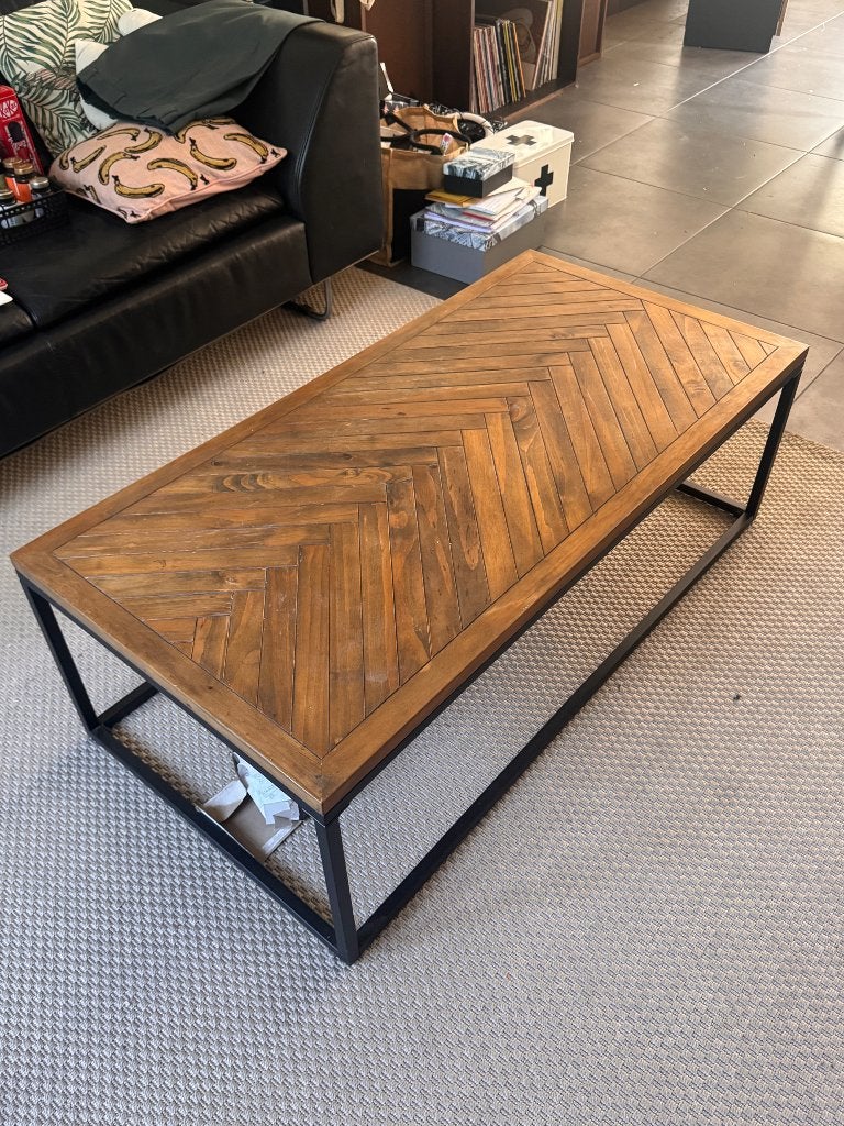 Salontafel, Huis en Inrichting, Ophalen, Gebruikt, 100 tot 150 cm, 50 tot 100 cm