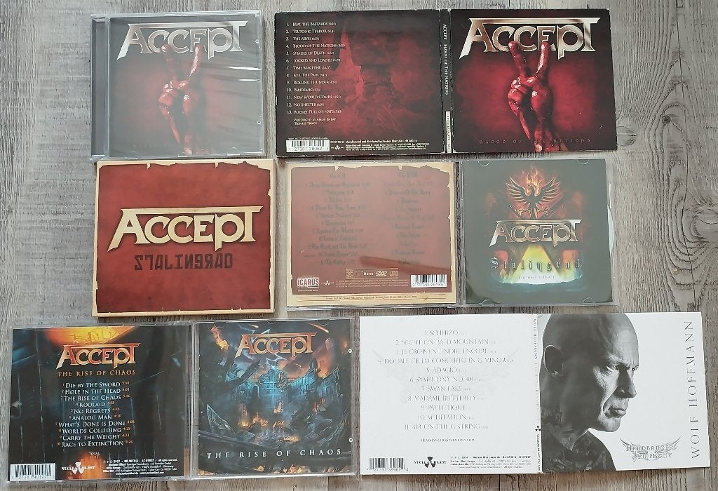 CD's Accept en Helloween, als nieuw, Ophalen of Verzenden, Metal, Digipak
