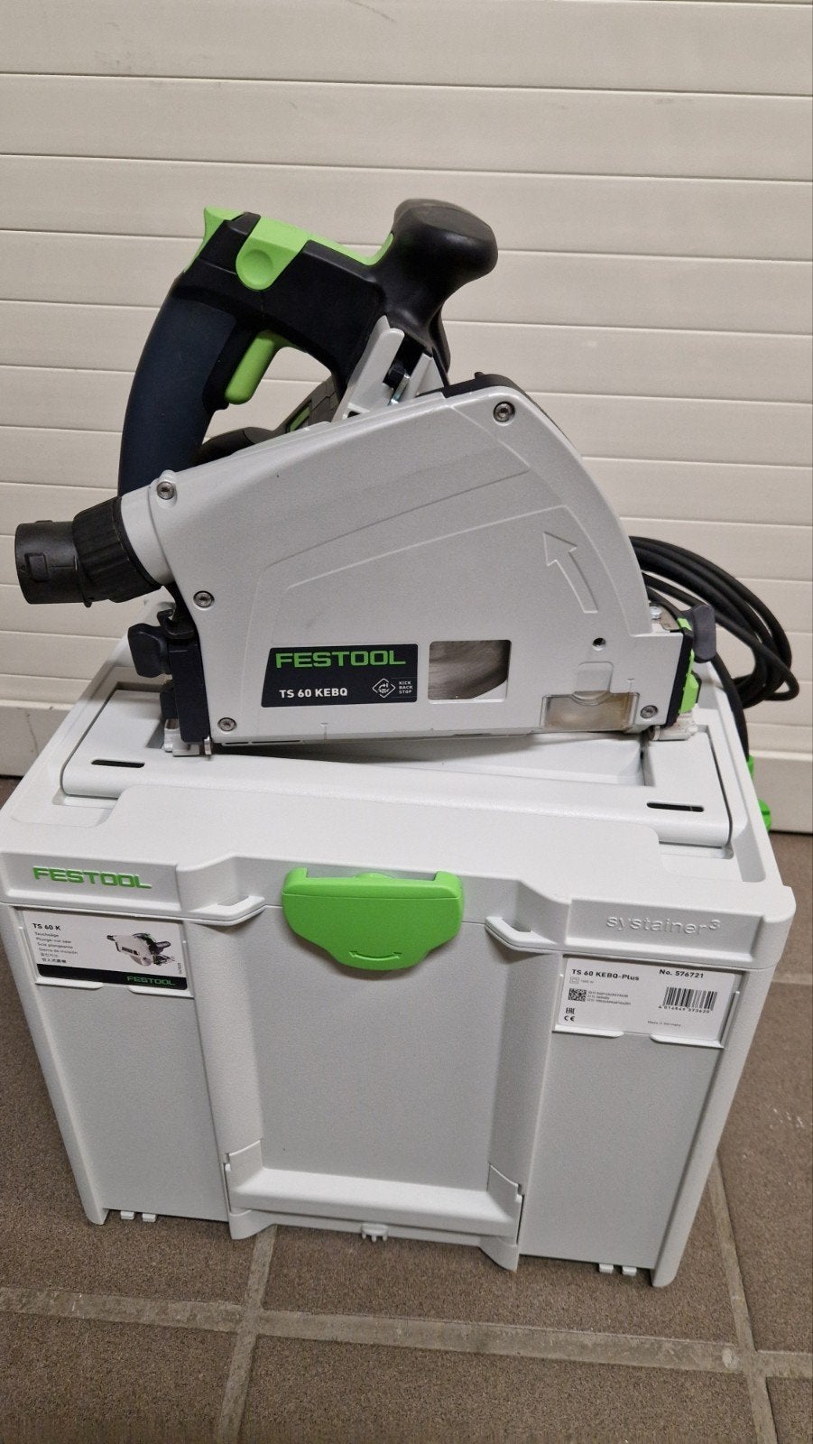 Festool TS60K invalzaag als nieuw, Ophalen of Verzenden, Zo goed als nieuw