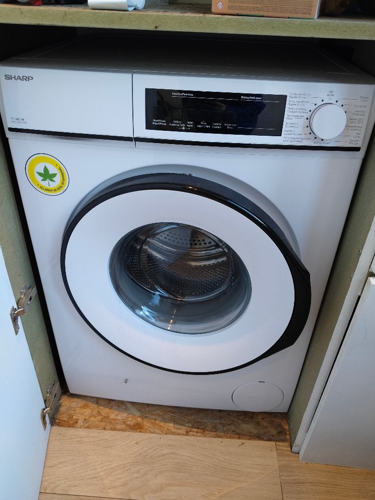 Wasmachine, Ophalen, Zo goed als nieuw, Voorlader, 85 tot 90 cm