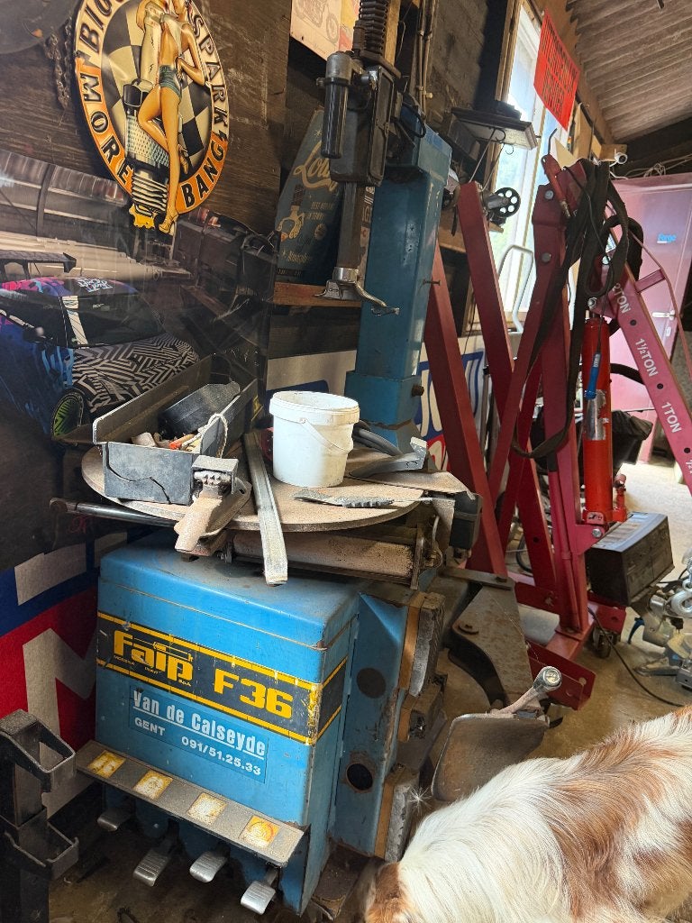 Bandenmachine, Auto diversen, Autogereedschap, Ophalen, Gebruikt