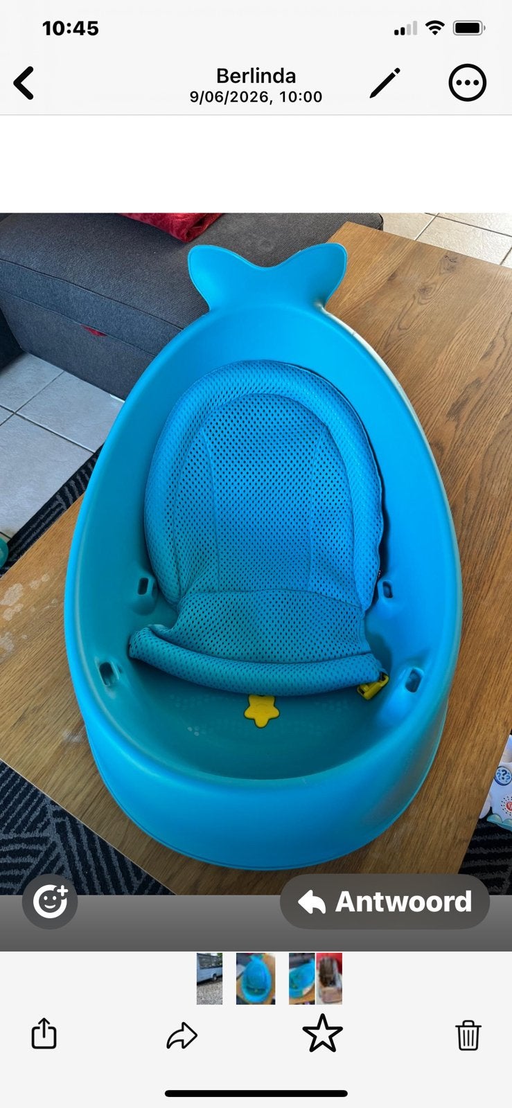Kinderbadje voor baby, Enfants & Bébés, Bains & Soins, Enlèvement, Comme neuf