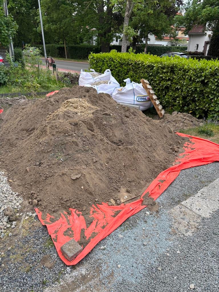 GRATIS afgegraven grond, Enlèvement, Comme neuf, Sable pour remblai