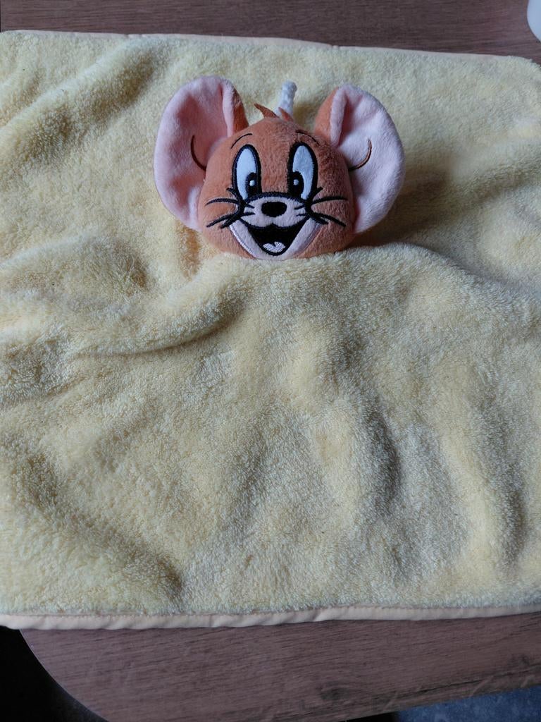 Geel knuffeldoekje Tom en Jerry, Enlèvement, Comme neuf, Autres types