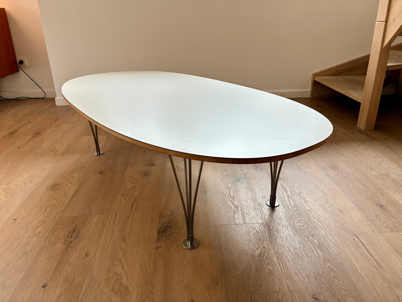 Bruno Mathsson Superellipse Coffee Table Base Salontafel, Ophalen, Zo goed als nieuw