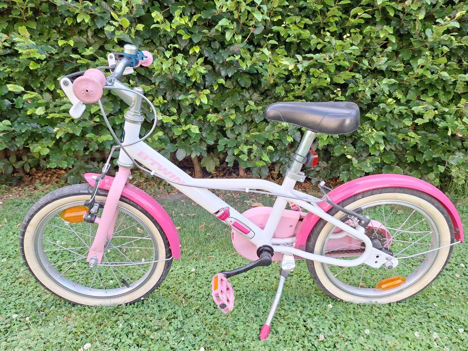 Meisjesfiets 16 inch, Fietsen en Brommers, Fietsen | Kinderfietsjes, Ophalen, Velgrem, Btwin Decathlon, 16 tot 20 inch