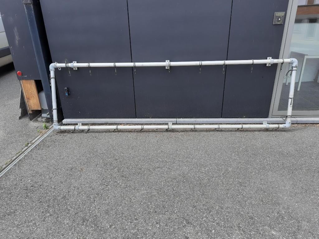 1 reclamekader in ALUMINIUM., Ophalen, Zo goed als nieuw