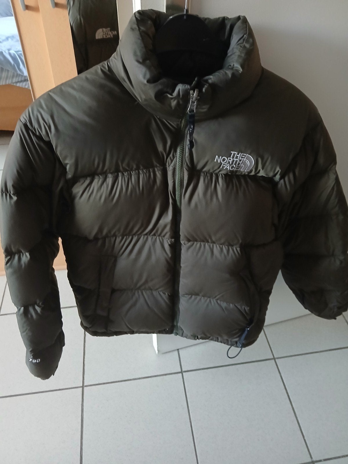 North Face jas met kap, maat S, khaki kleur  perfecte staa, Overige kleuren, Ophalen of Verzenden, Zo goed als nieuw, The north face