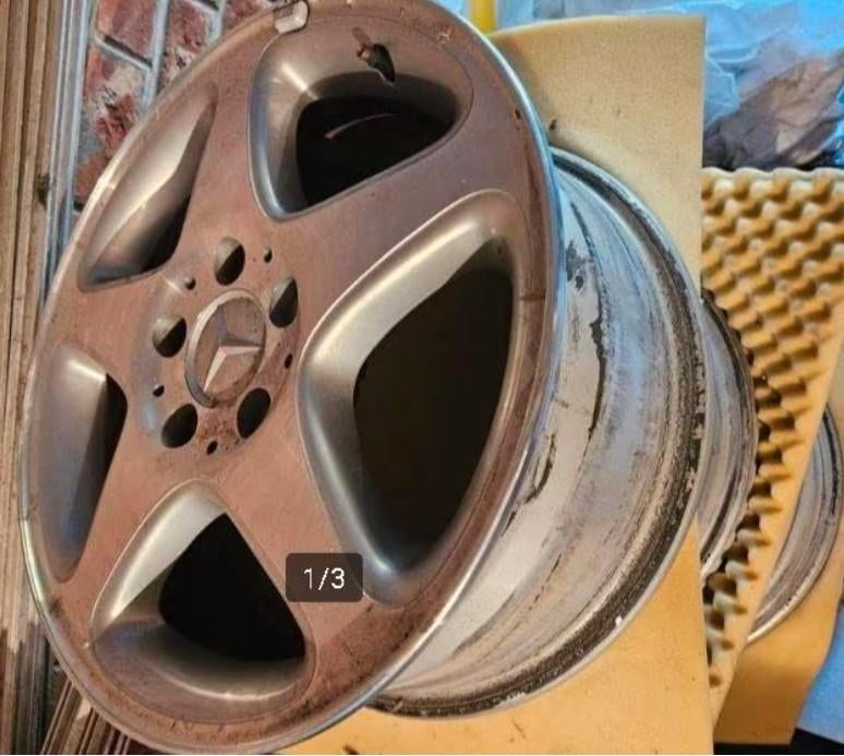 4 jantes originales Mercedes, Enlèvement, Utilisé, Mercedes-Benz