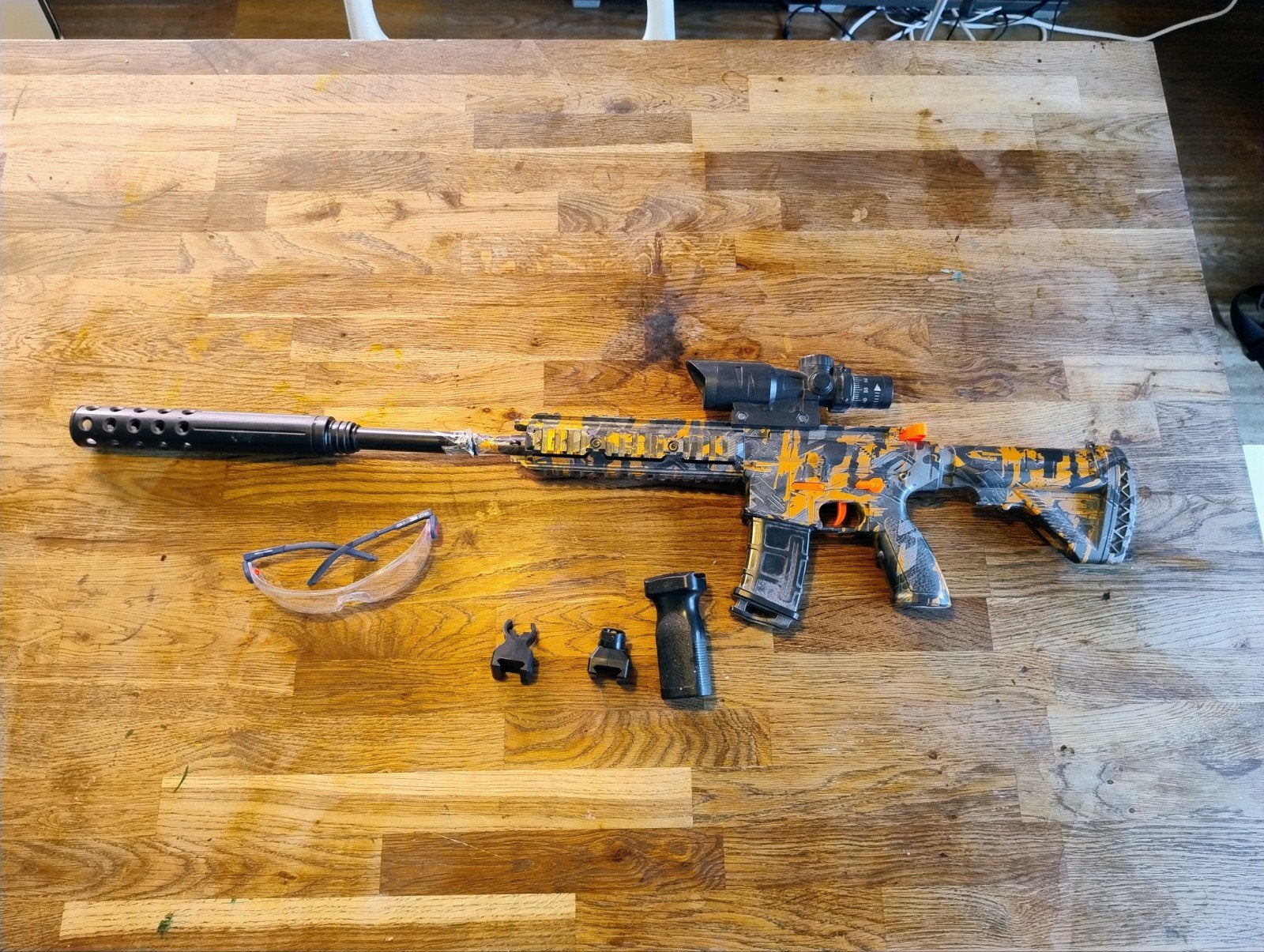 Gel blaster M416, Hobby en Vrije tijd, Modelbouw | Radiografisch | Helikopters en Quadcopters, Gebruikt, Ophalen of Verzenden