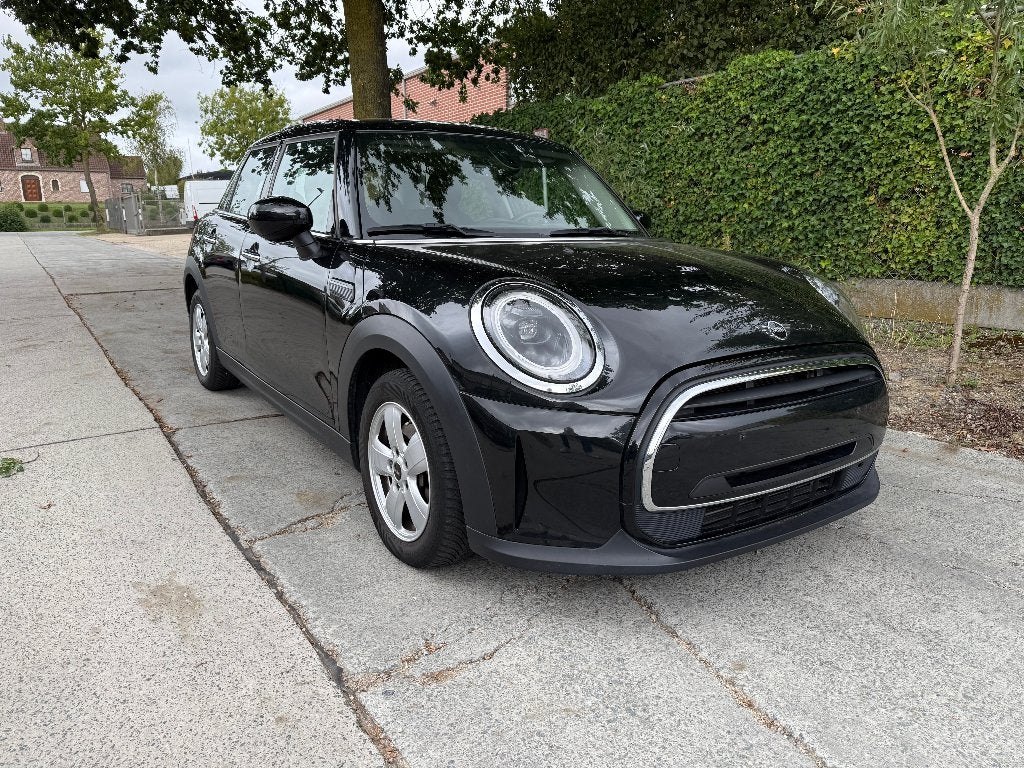 mini cooper , automaat , carplay , 5 deurs, 53000km, Auto's, Stof, Zwart, Bedrijf, Cooper