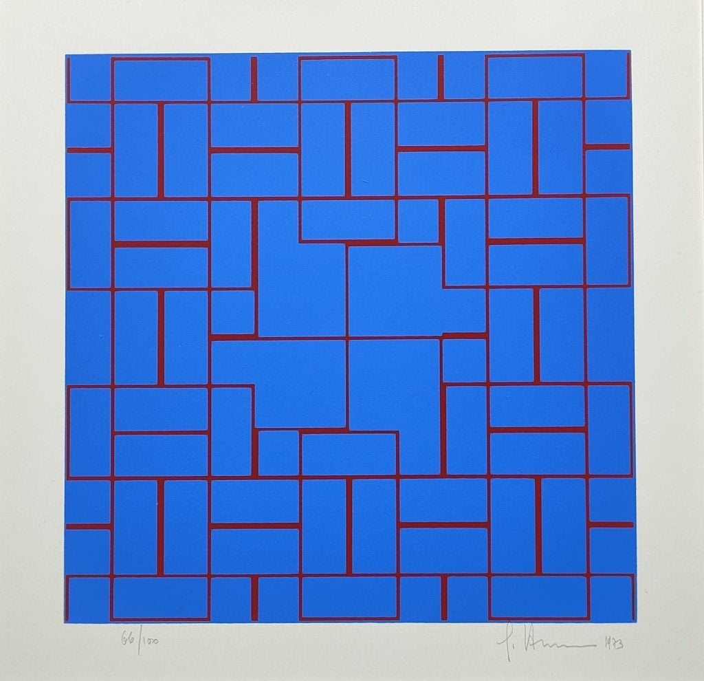 GILBERT HERREYNS (Artiste Belge)/Sérigraphie signée., Enlèvement