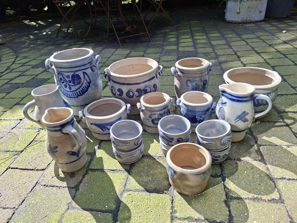 Pot en grès, Enlèvement, Utilisé