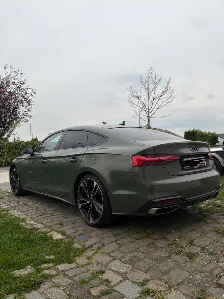 Audi A5 35 TFSI S‑Line – 2025 – District Green –Full Option, Autos, Audi, Achat, Entretenue par le concessionnaire, Noir, 5 portes