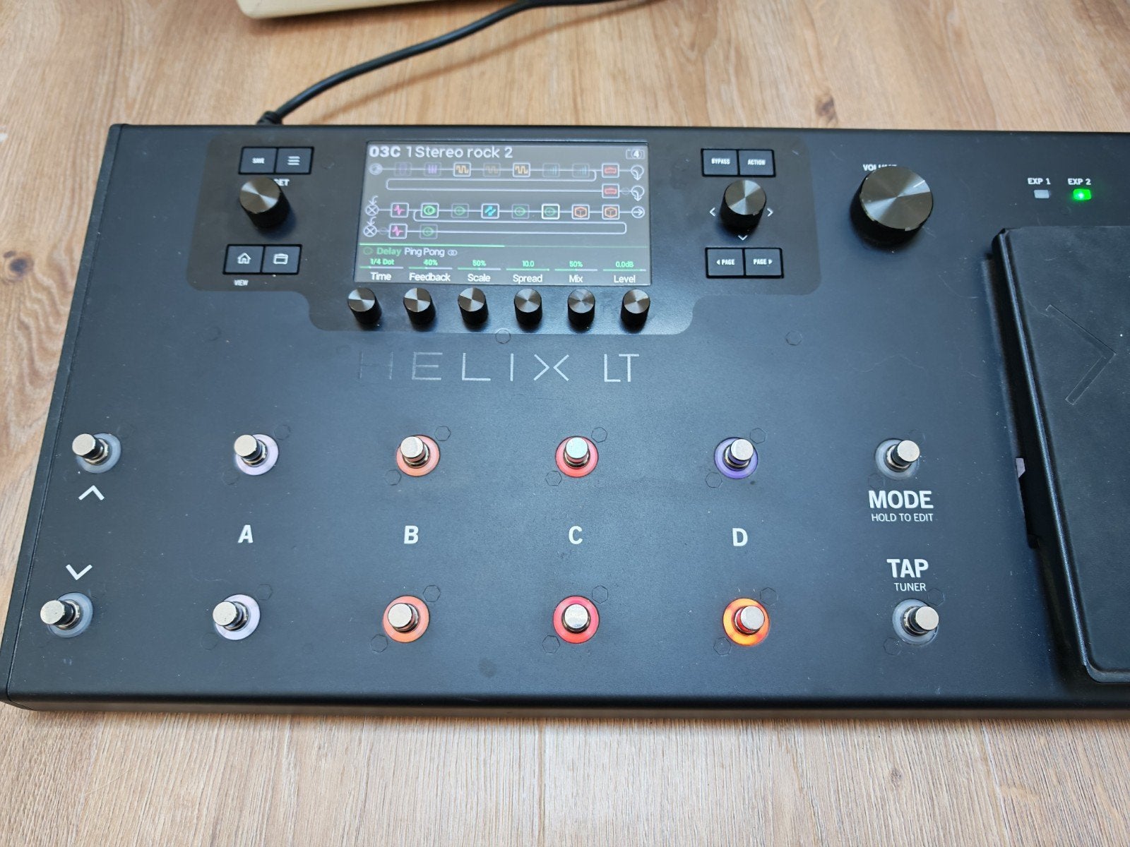 Helix LT met knkshield en draagtas, Muziek en Instrumenten, Ophalen of Verzenden, Zo goed als nieuw, Multi-effect